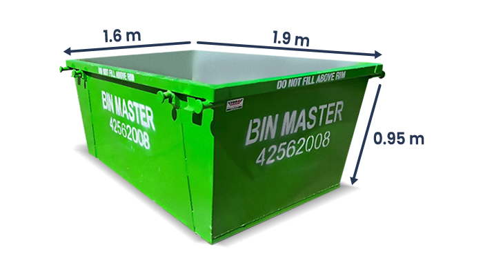 2m Green Waste Skip Bin