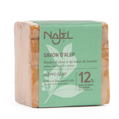 Aleppo Najel Olijfzeep 12% - Laurierolie 100g