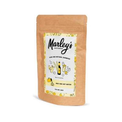 MARLEY&#39;S SHAMPOOVLOKKEN DROOG HAAR - BIER &amp; WIEROOK VOOR 450ML SHAMPOO