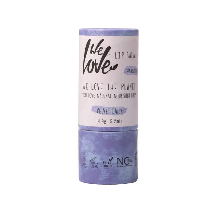 WE LOVE THE PLANET NATURAL LIPBALM VELVET DAILY 5G