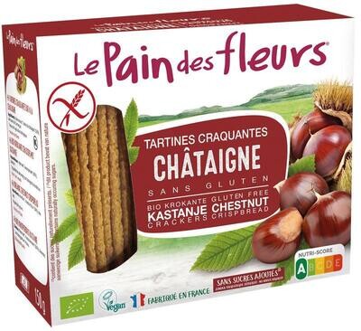 Le Pain des Fleurs kastanje crackers Bio