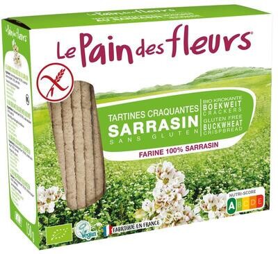 Le Pain des Fleurs boekweit crackers bio