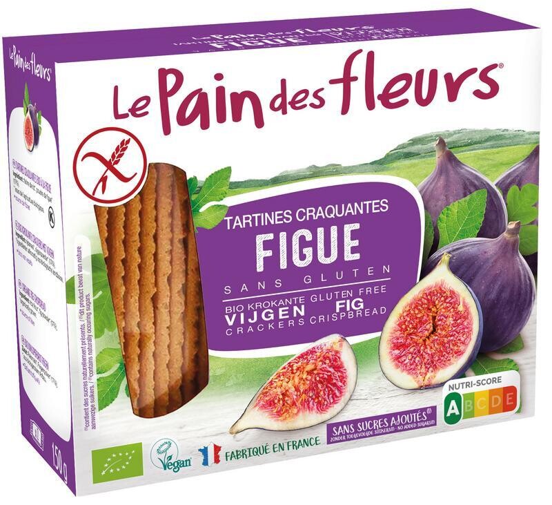 Le Pain des Fleurs Vijgen crackers bio