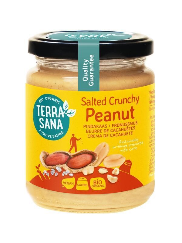 Terra Sana Pindakaas Salted  Crunchy Bio