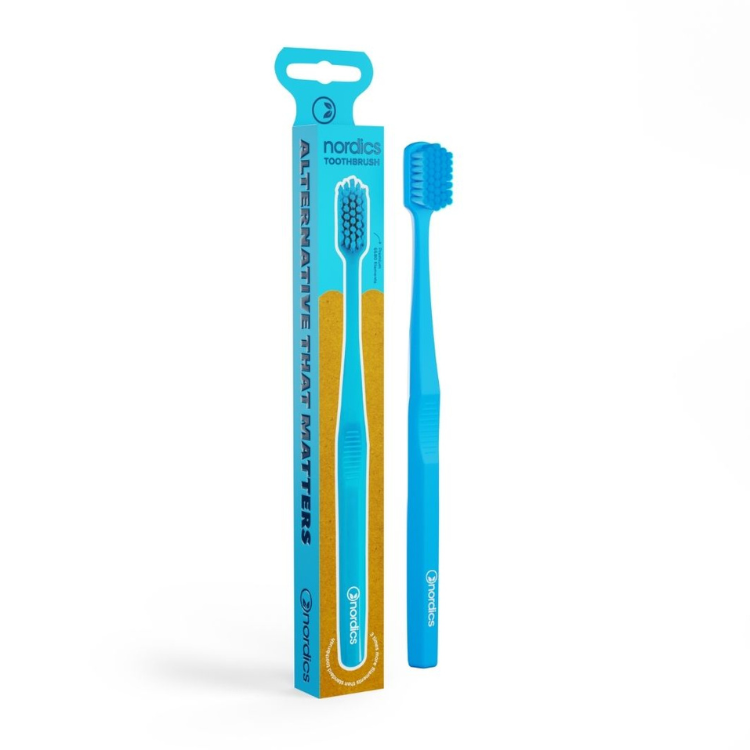 NORDICS PREMIUM TANDENBORSTEL VOOR VOLWASSENEN - BLAUW