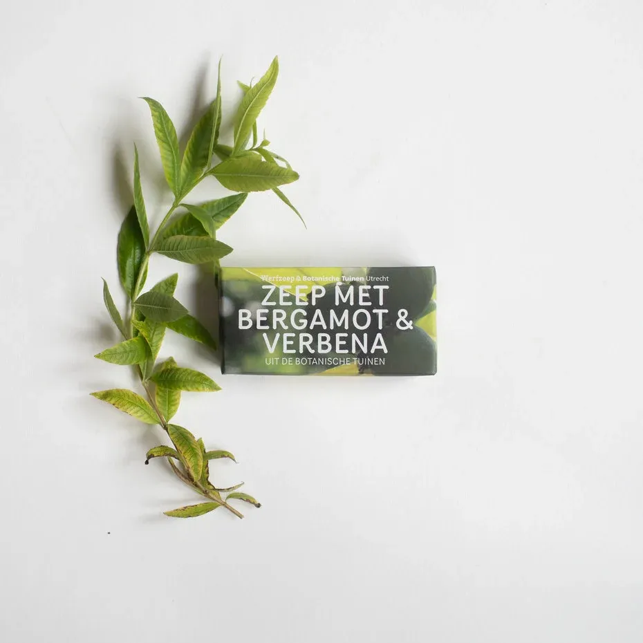 Werfzeep Botanische tuinen bergamot en verbena