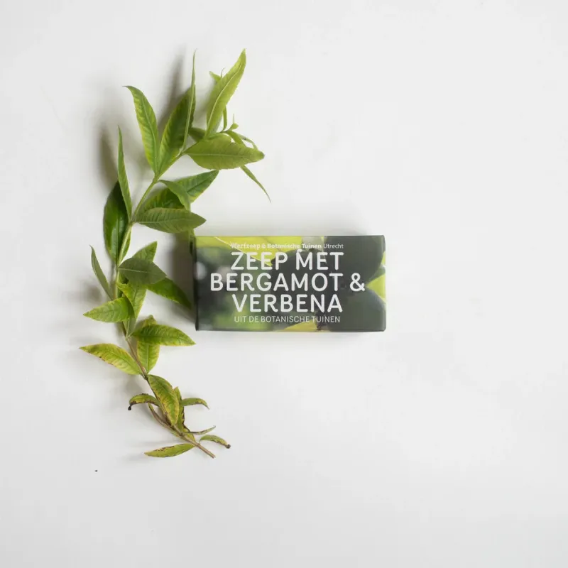 Werfzeep Botanische tuinen bergamot en verbena