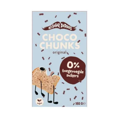 ​No Sugar Daddies choco chunks melk bio