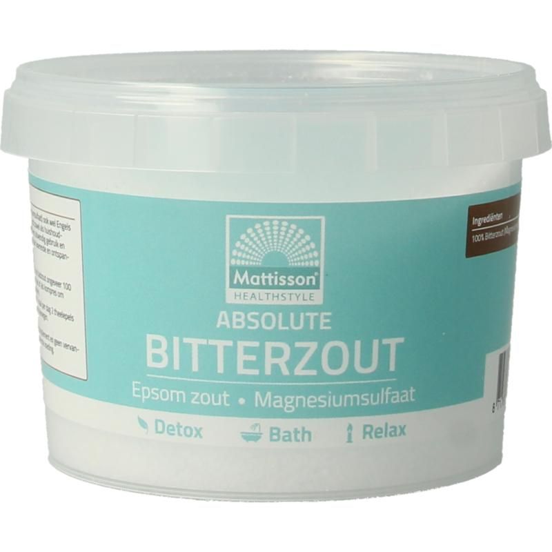 Bitterzout epsom zout magnesiumsulfaat