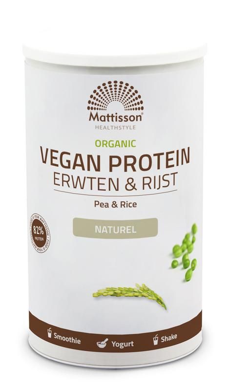 Mattisson vegan protein erwten en rijst bio