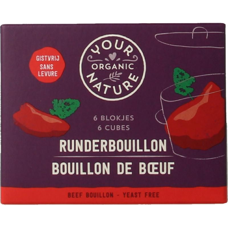 Your organic runderbouillon zonder gist bio