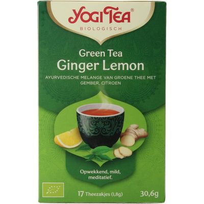 Yogi Tea Green tea ginger lemon bio