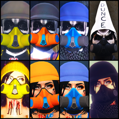COLORED REBREATHERS