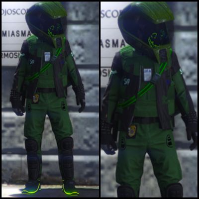 GREEN SPACE ASTRONAUT