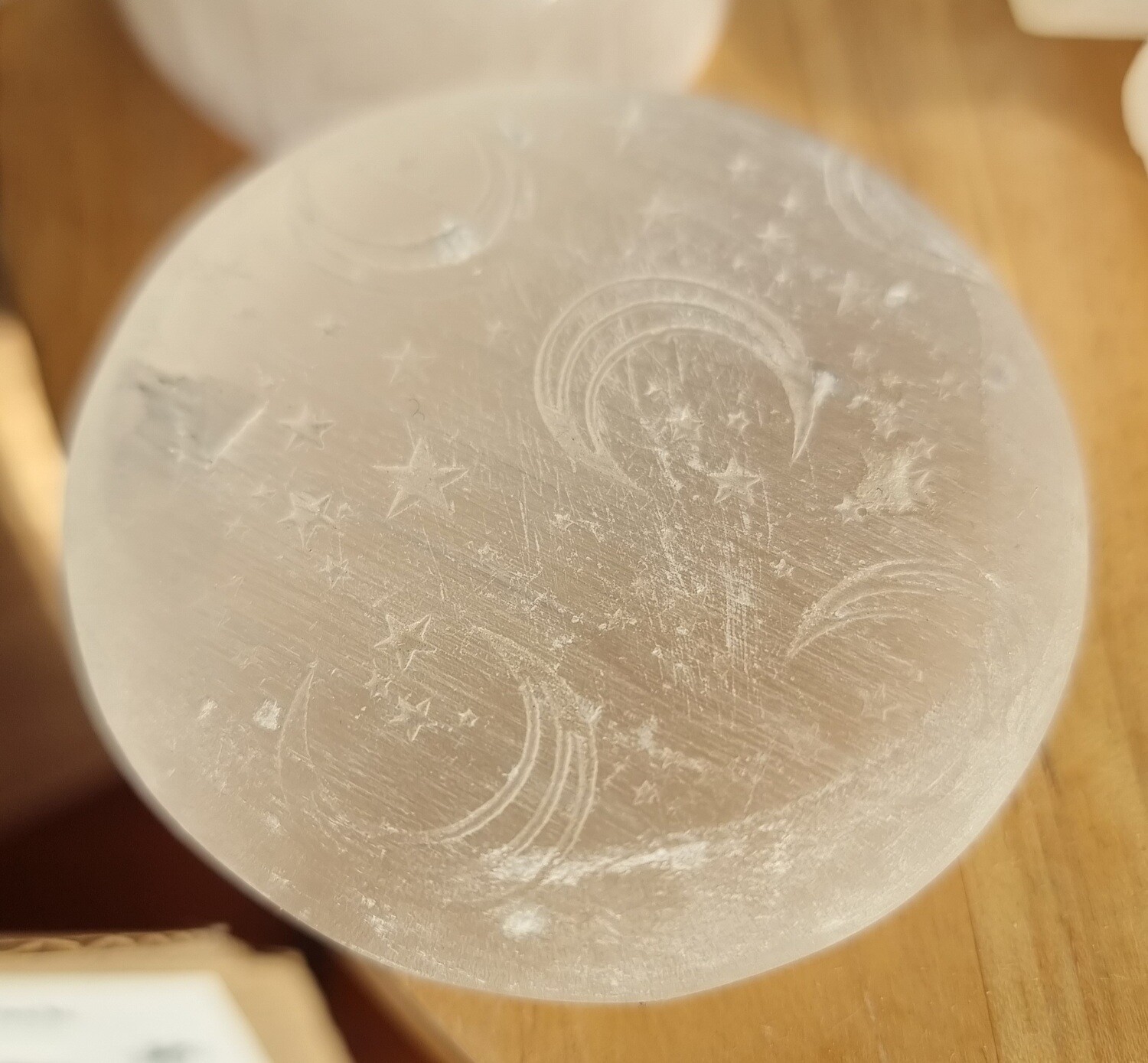 Selenite Stars n Moon Charging Plate