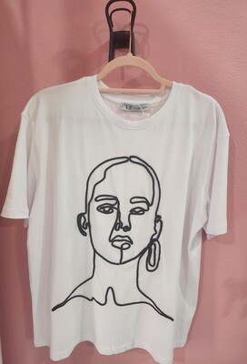 CAMISETA BORDADA