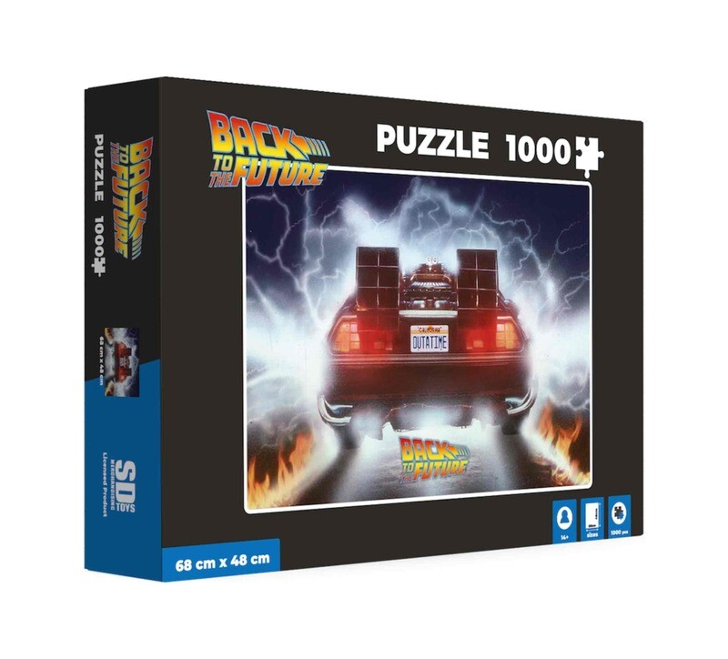 Puzzle Delorean Película Regreso Al Futuro 1000 piezas