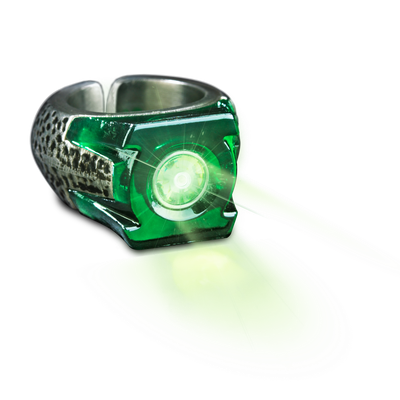 Anillo con luz Green Lantern DC Comics