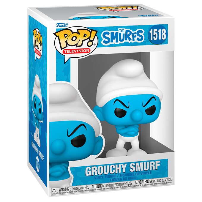 Funko Pop Grouchy Smurf 1518 The Smurfs Pitufos