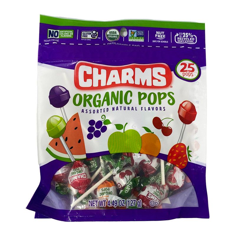 Charms Organic Pops 4.49 Oz