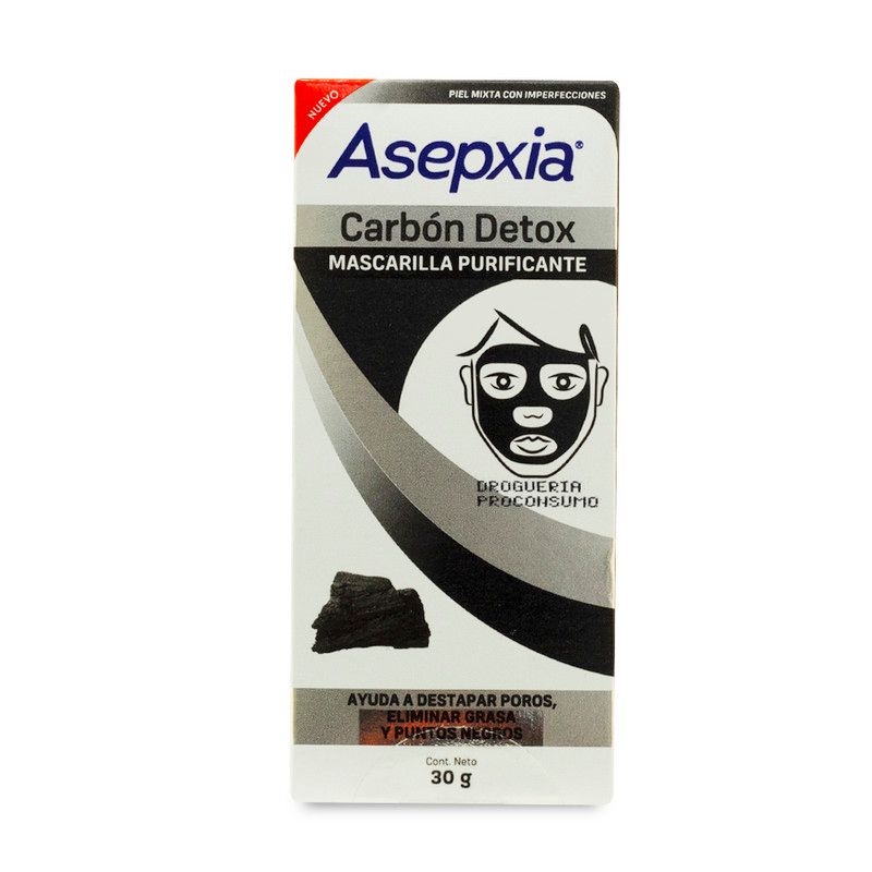 Asepxia Mascarilla Carbón 30ml