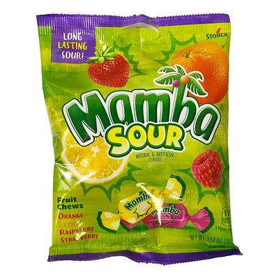 Mamba Sour Fruit Chews 3.52 Oz