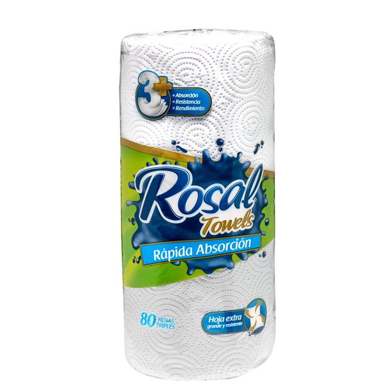 Papel Toalla Rosal 80h 3h