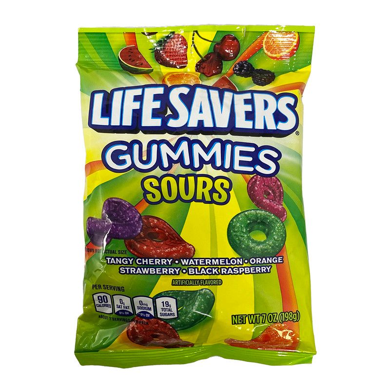 Lifesaver Gummies Sours 7oz