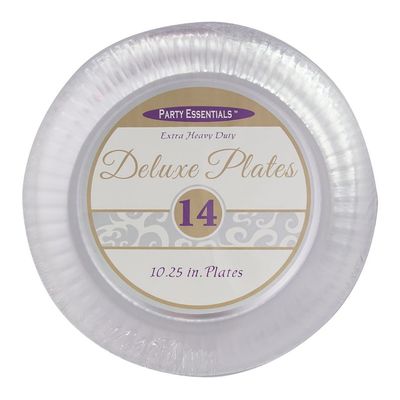 Clear Deluxe Plate 10.25 14ct