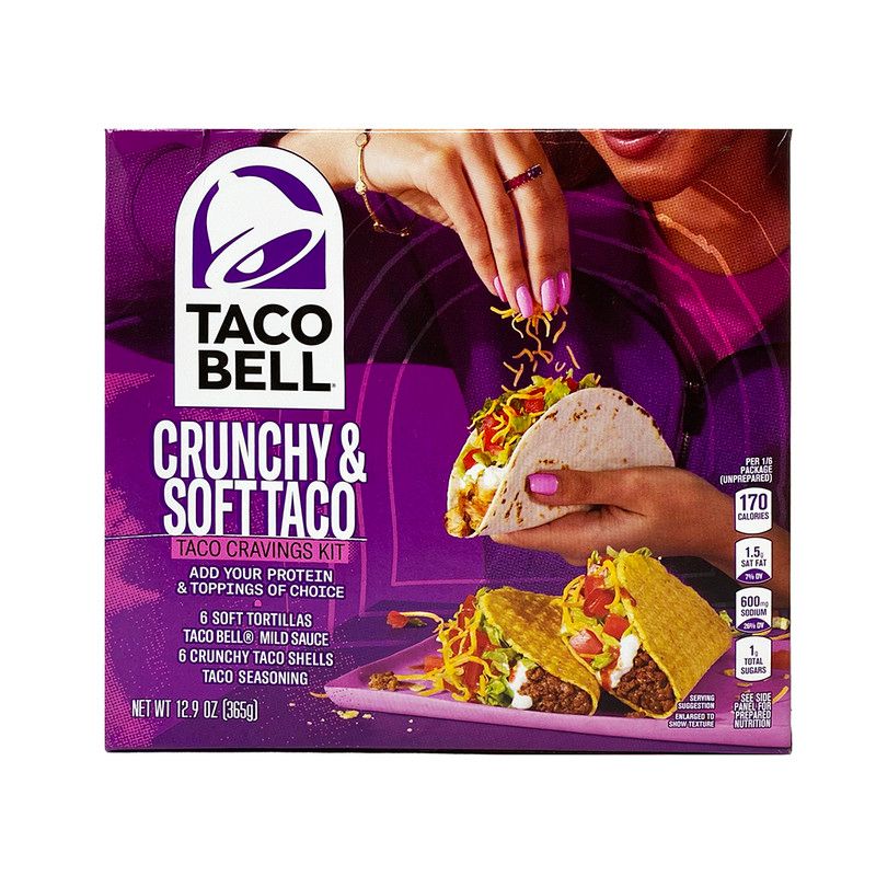 Tbell Crunchy&amp;soft Taco Dinner