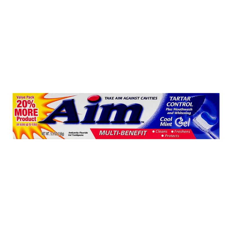 Aim Toothpaste Tartar 5.5 Oz