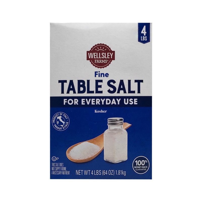 Wellsley Table Salt 4 Lb