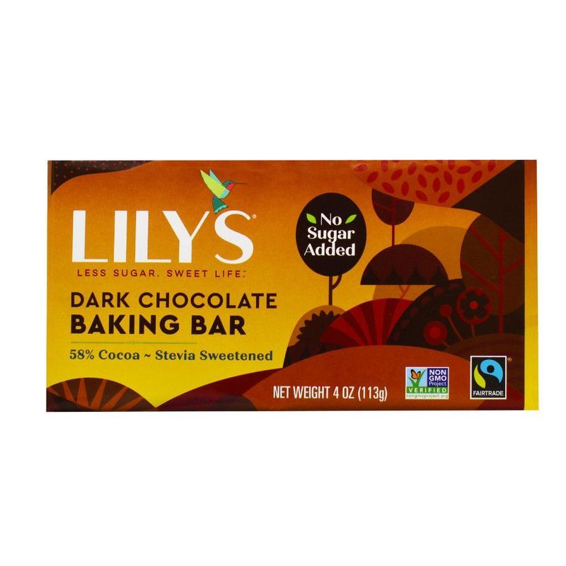 Baking Bar Dk Choc Stevia