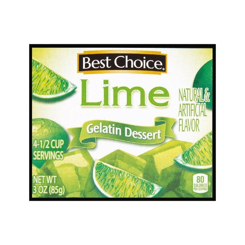 Best Choice Lime Gelatin