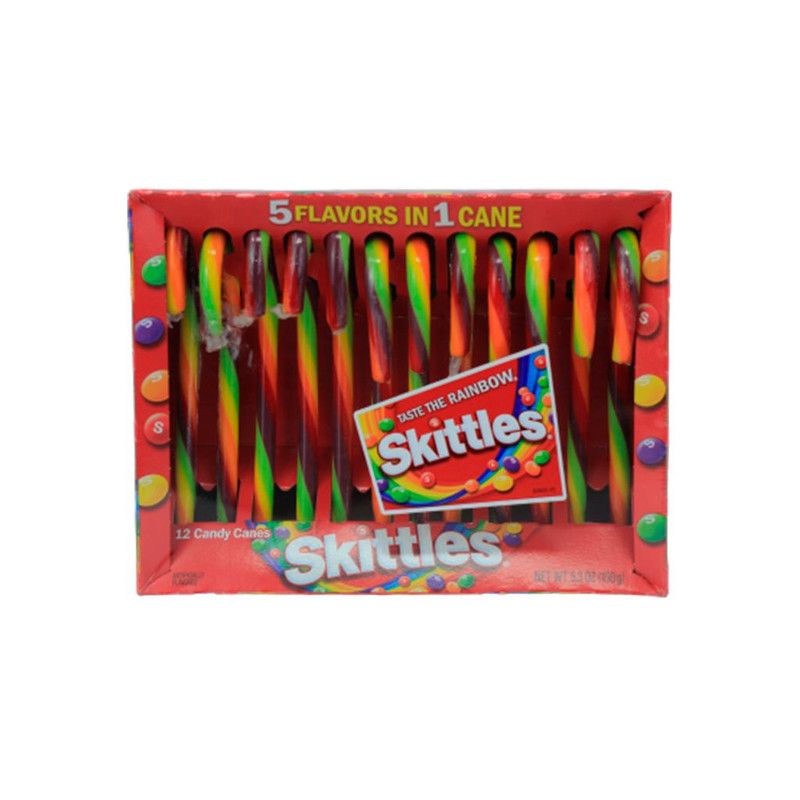 Skittles Candycanes Rainbow12u