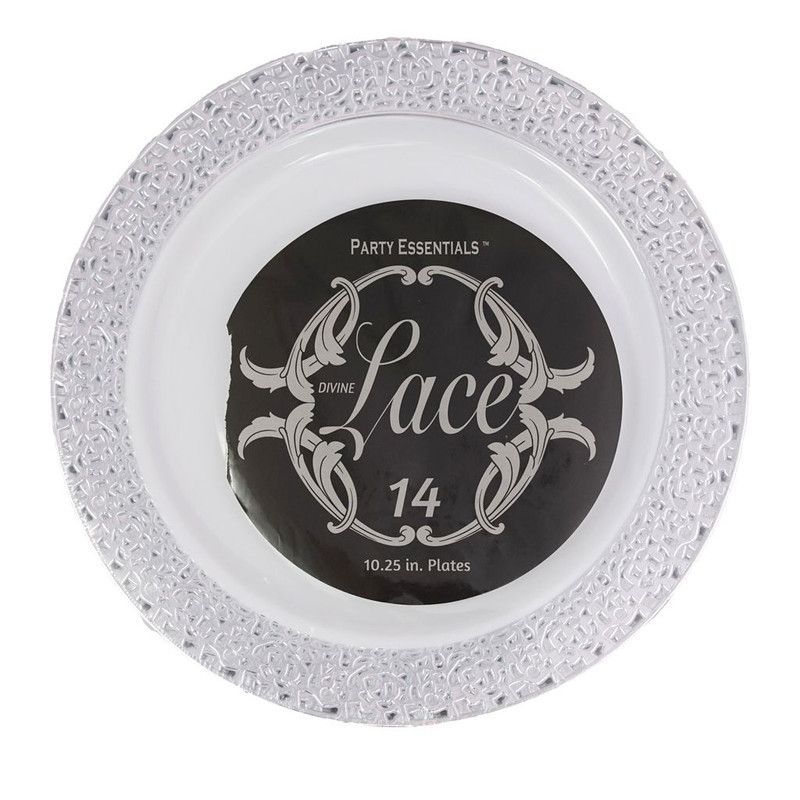 White Silver Plate 10.3z 14ct