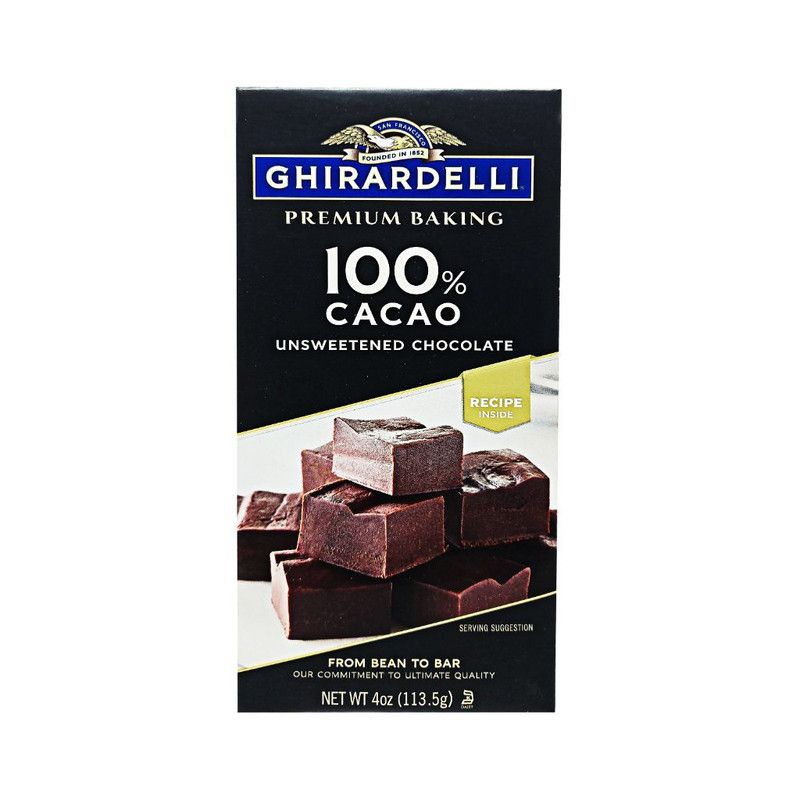 Ghirardelli Unsweet Choc 4 Oz