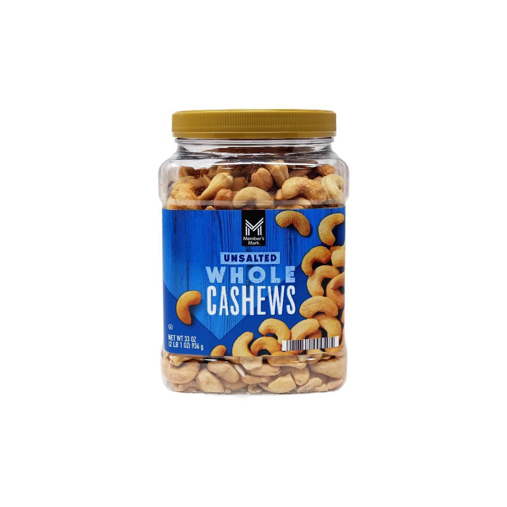 Mm Unsalted Cashews 33 Oz