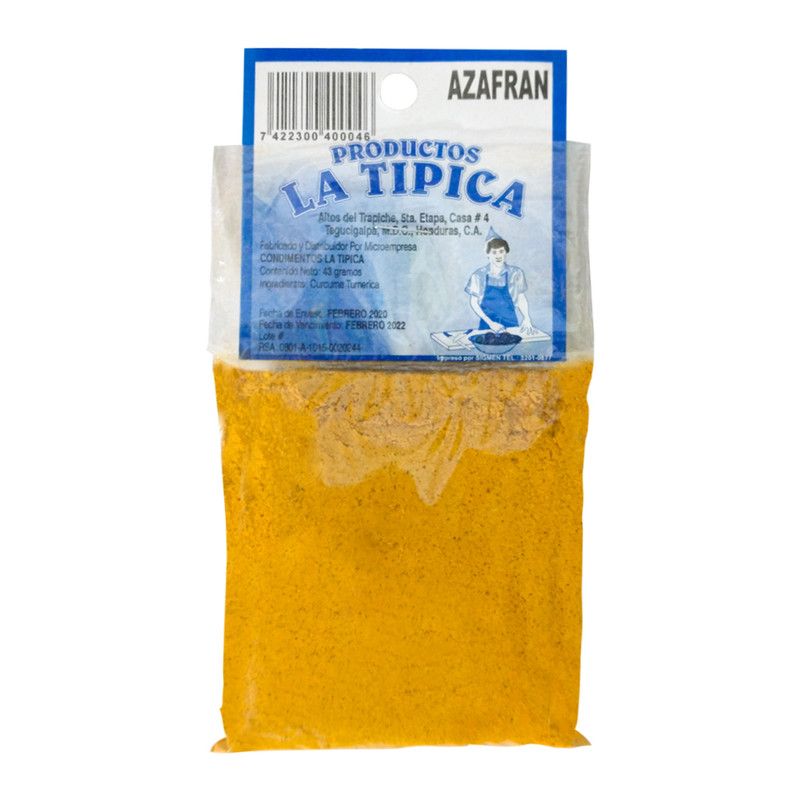 Azafran La Tipica 43 Grs