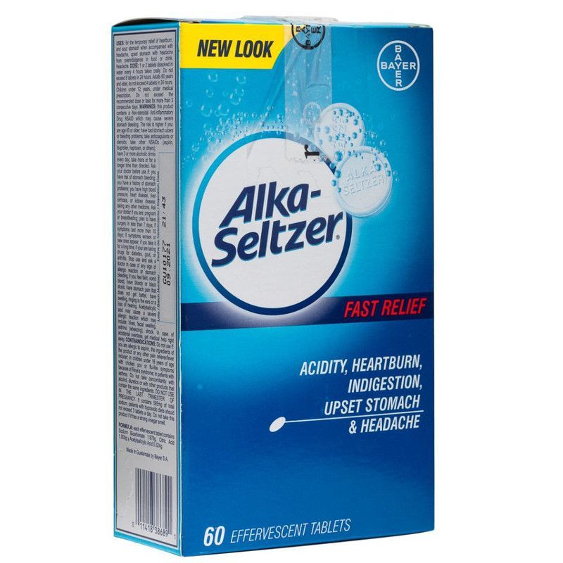 Alka Seltzer Fast R Tab X 60