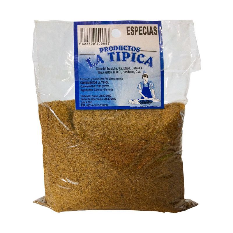 Especias La Tipica 200gr