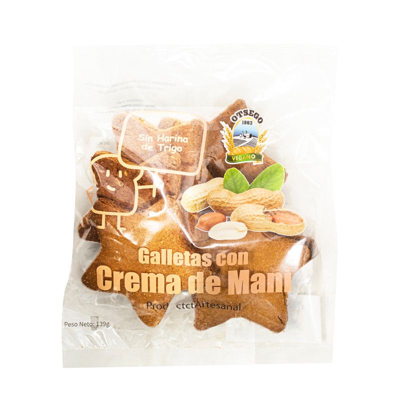 Galletas C/crema De Maní 139g