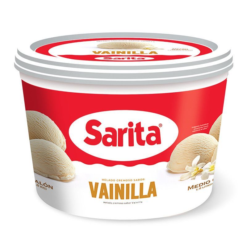 Helado Sarita Vainilla 1/2gl