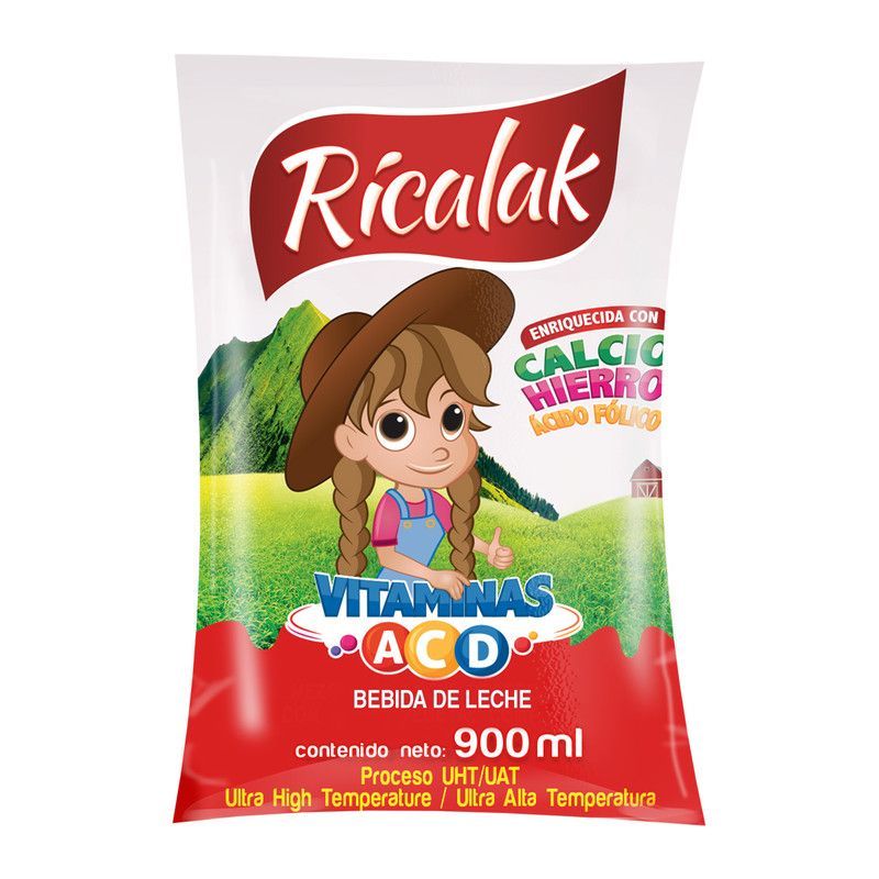 Leche Ricalac Uht 900 Ml