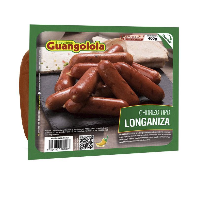 Longaniza 400 G Guangolola