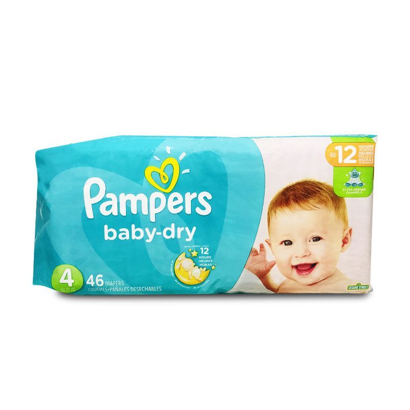 Pampers baby Dry Talla 4 46u