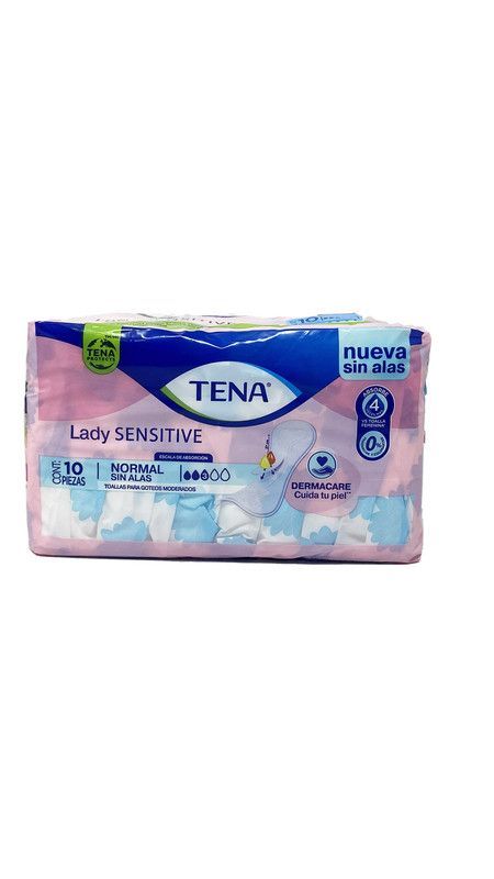 Toalla Ten Lady Sensit S/a 10u