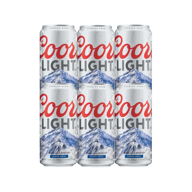 Cerveza Coors Light Lata 9 Pck