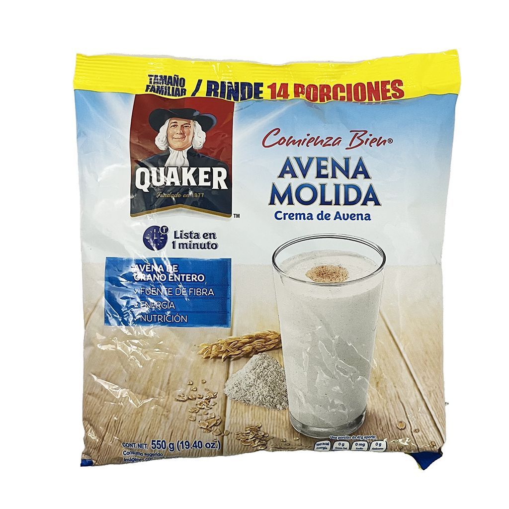 Avena Quaker Molida 550g