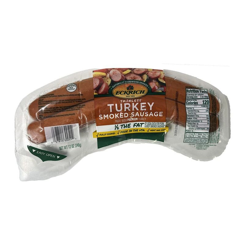Turkey Smoked Sausage Skinless